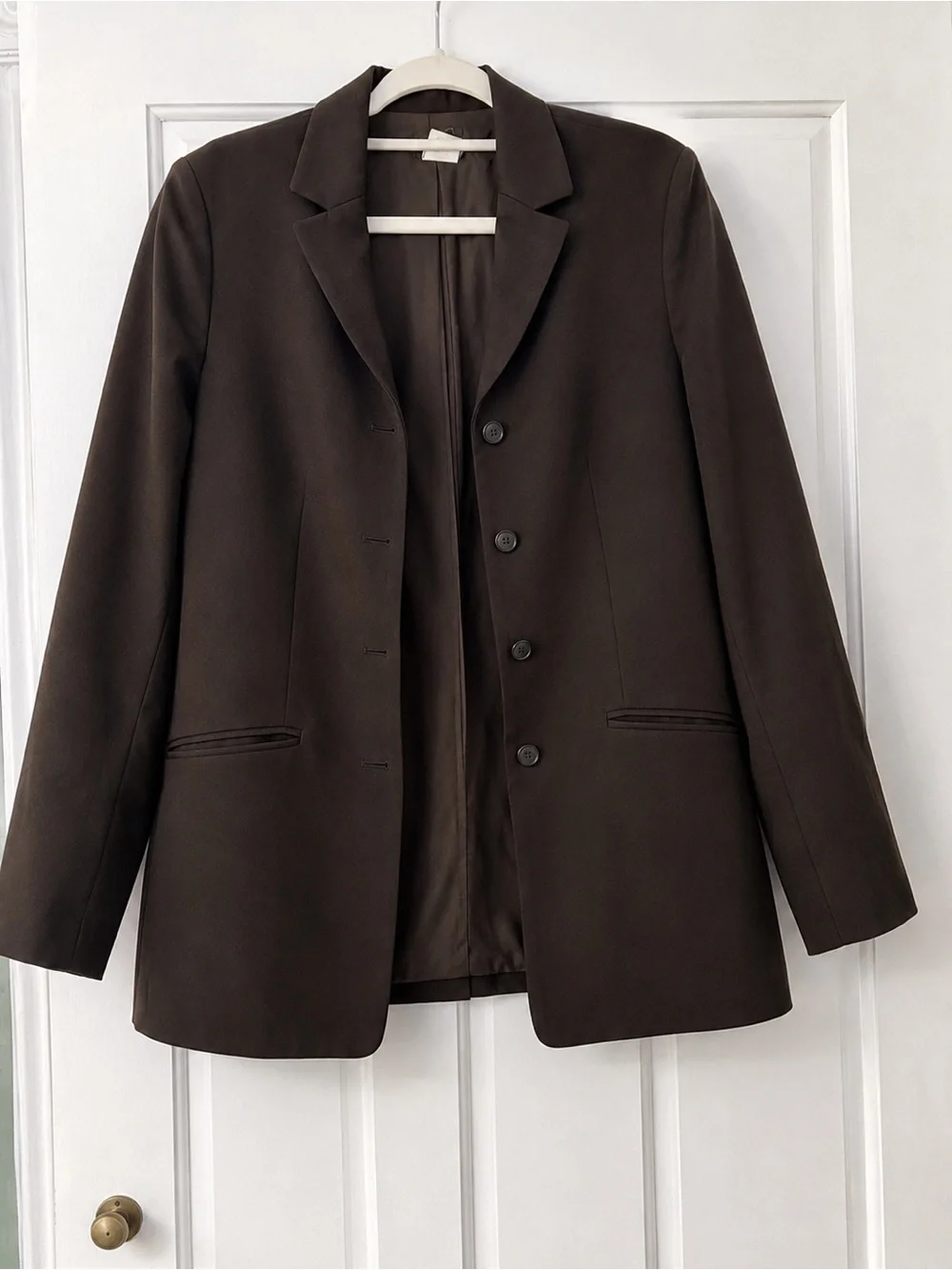 J.Crew 100% Wool Blazer – Brown | Petite 12 | Made in Japan